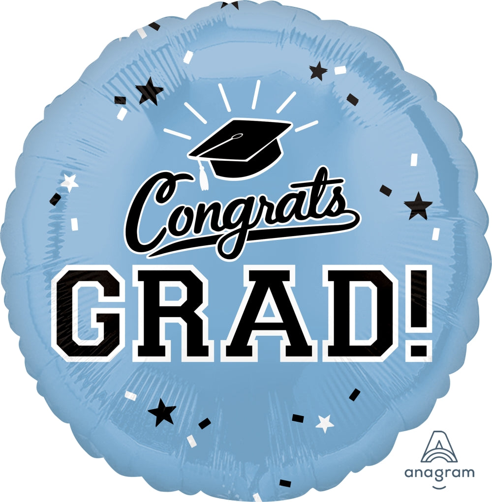 Congrats Grad Party 18'' Balloon (Various Colors)