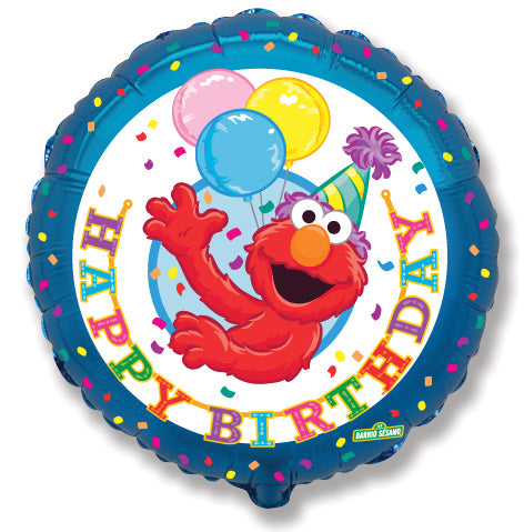 18' sesame street elmo Mylar Balloon