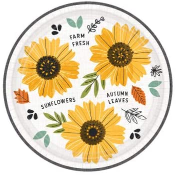 Sunflower Party  Harvest 7'' Plates