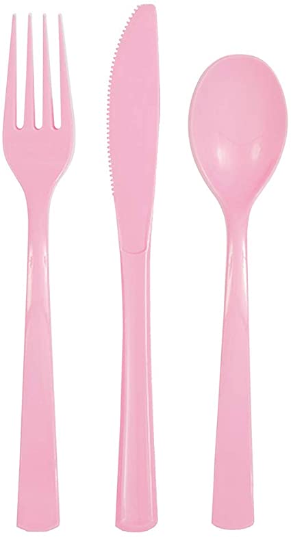 Assorted Plastic Silverware 18pc