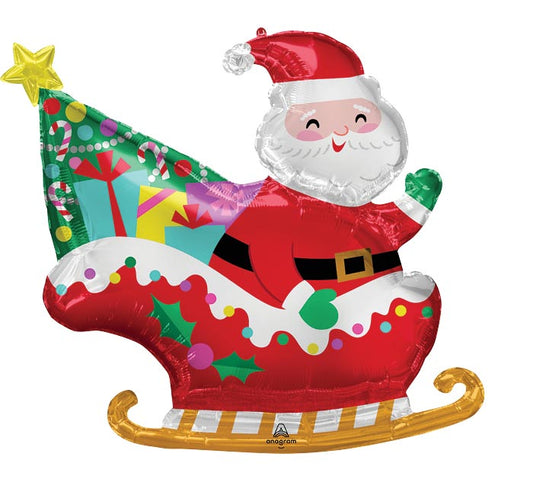 Santa's Sleigh, 32” Balloon*