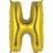 Gold Letter Foil 14'' Air-Filled Balloon Letters