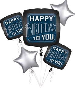 Birthday Man Balloon Bouquet Kit