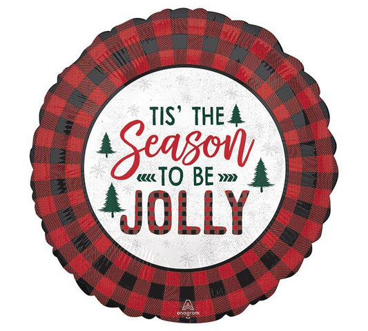 Tis’ The Season To Be Jolly, 18” Balloon*