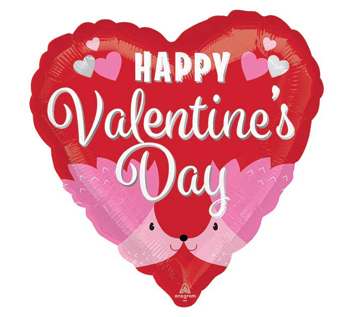 Hedgehog Valentines Balloon