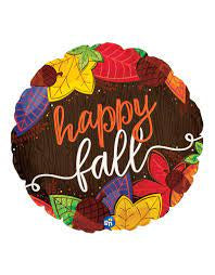 Happy Fall 18in Mylar