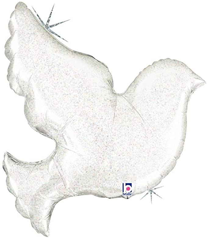 Sparkly Dove 34'' Balloon
