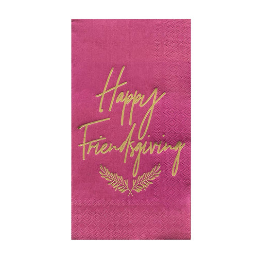 "Happy Friendsgiving" Guest Napkins