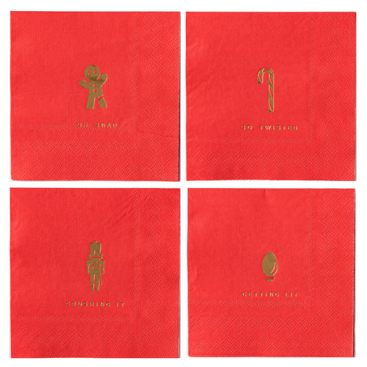 Basic Holiday Icon 5" Napkins