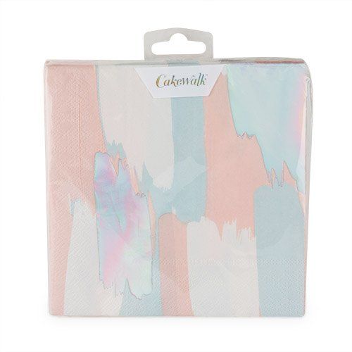 Brushstroke Shimmer Dinner Napkin