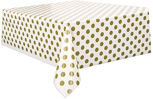 Gold Dot Table Cover