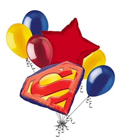 Superman 11'' latex bouquet set