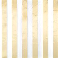Gold Foil Metallic Stripes Luncheon Napkins 16ct
