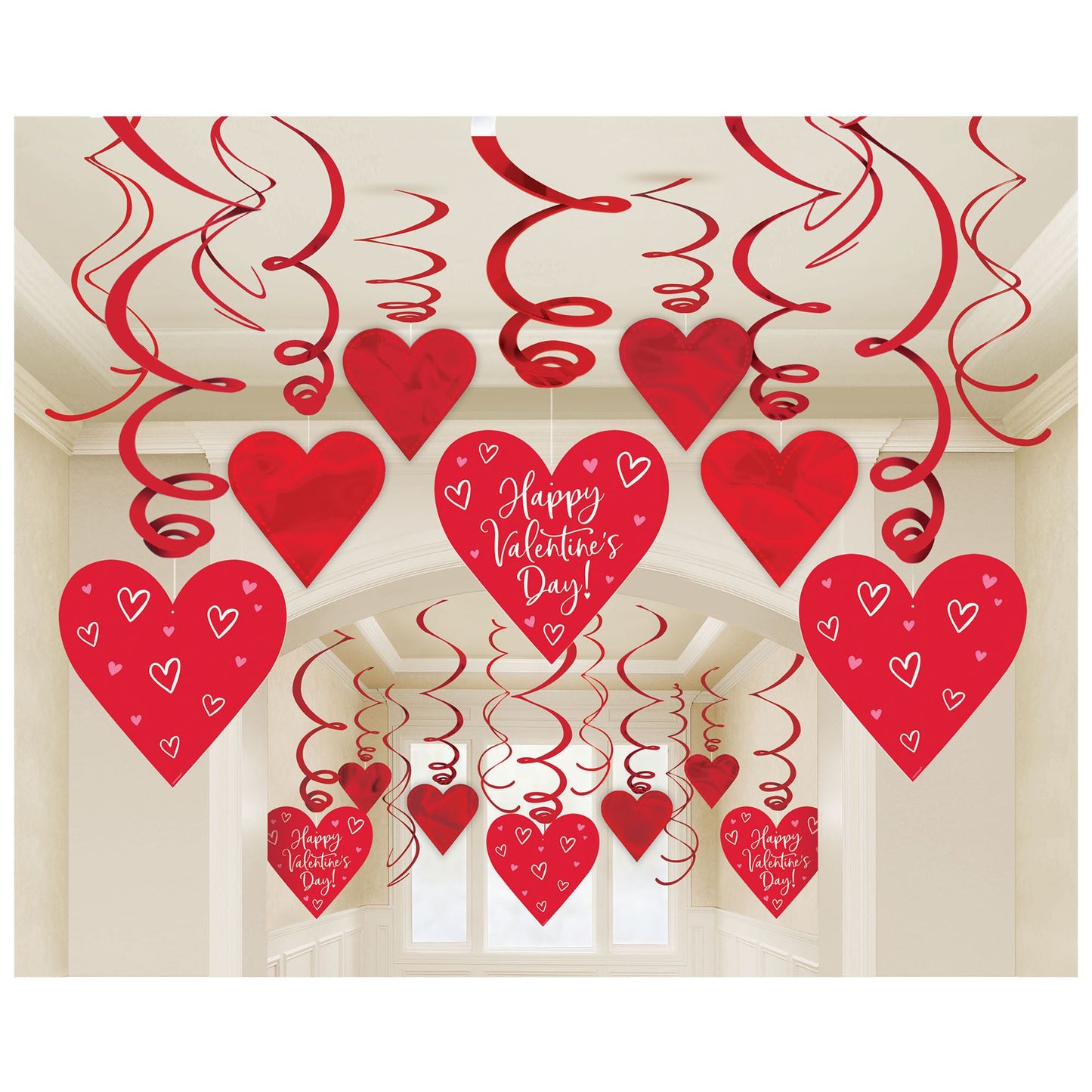 Valentines Swirl Decor Kit