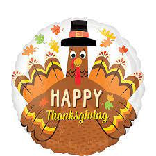 Happy Thanksgiving Turkey Balloon