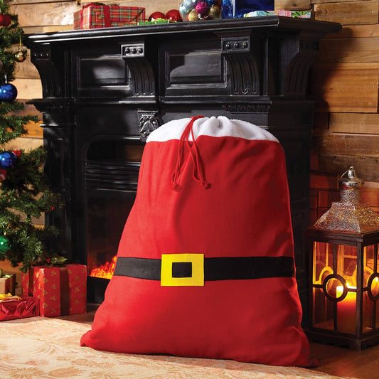 Santa Belt Christmas Gift Sack