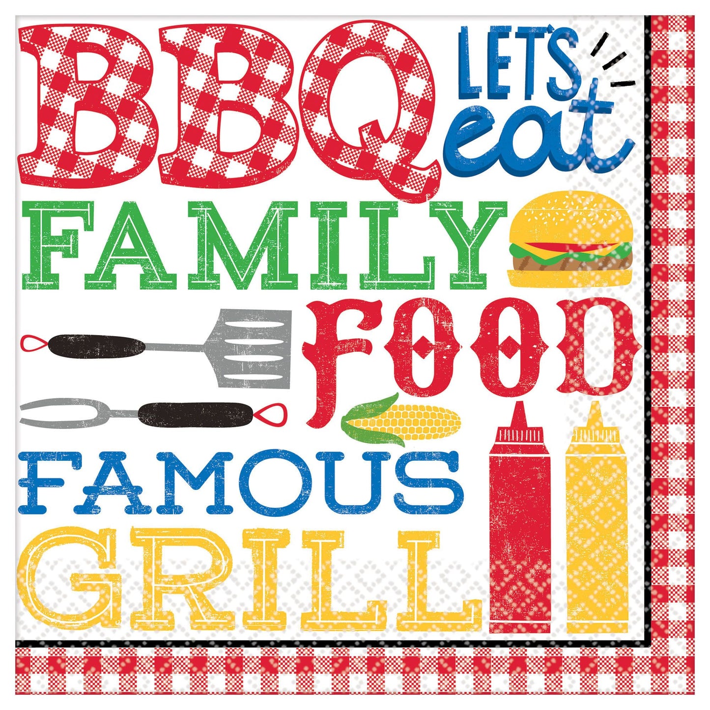 BBQ Picnic Lunch Napkins