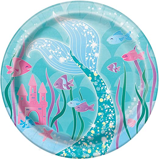Mermaid Dessert Plates Small