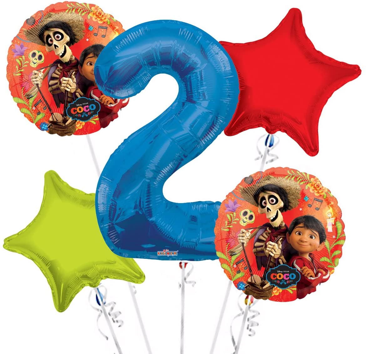 Coco Mix Balloon Bouquet 5pc