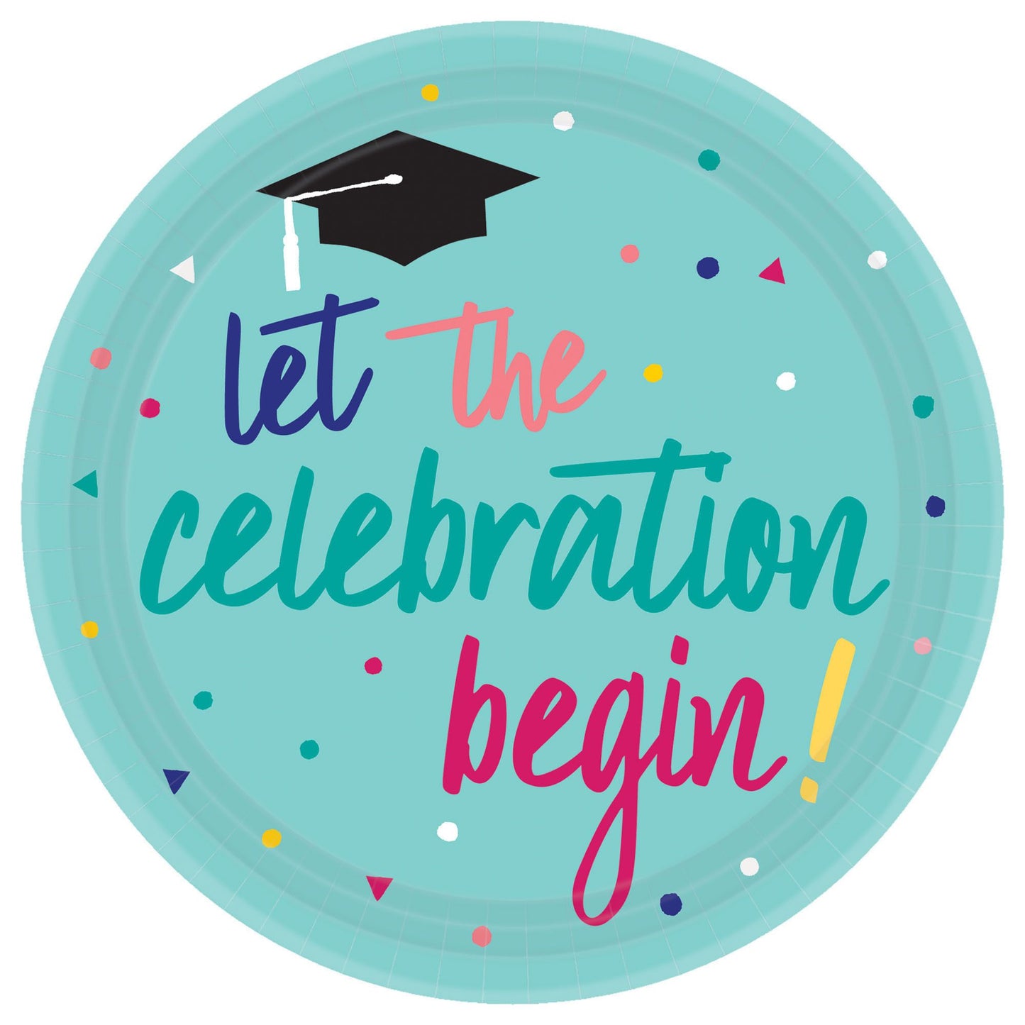 Yay Grad Round Plates, 7"