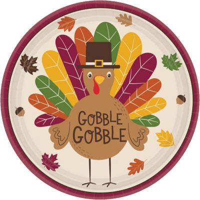 Gobble Gobble Thanksgiving 32 Plates