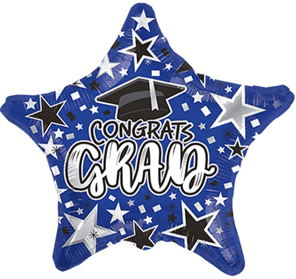 Congrats Grad Star 18'' Balloon *