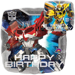 Transformers Happy Birthday Animated Balloon, 18"
