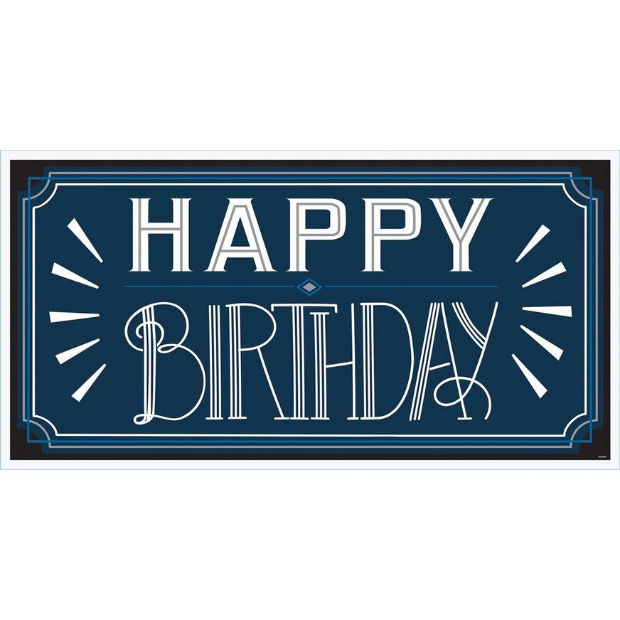 Happy Birthday Man Banner