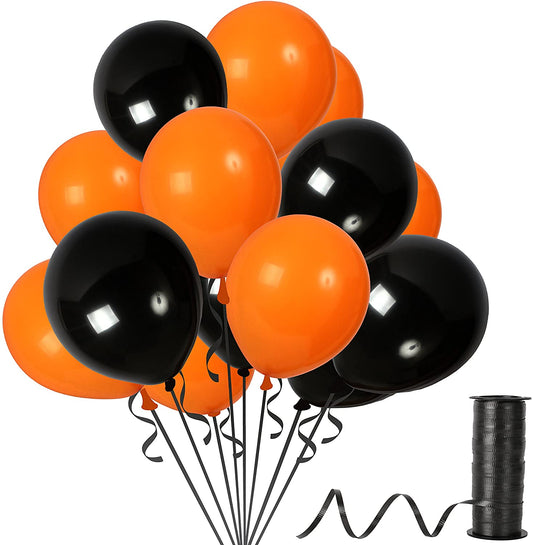 Orange & Black Bouquet 16pc.