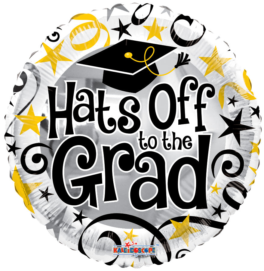 18" Hats off to you Grad Balloon*
