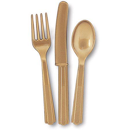 Assorted Plastic Silverware 18pc
