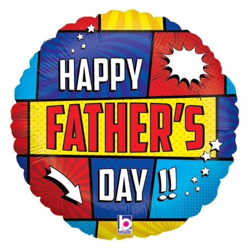 Fathers Day Wow Balloon 18''