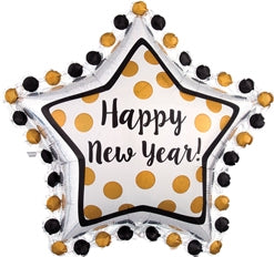 Bring in the New Year 30in Holographic Balloon