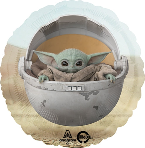 Star Wars Mandalorian The Child Balloon Baby Yoda, 18"