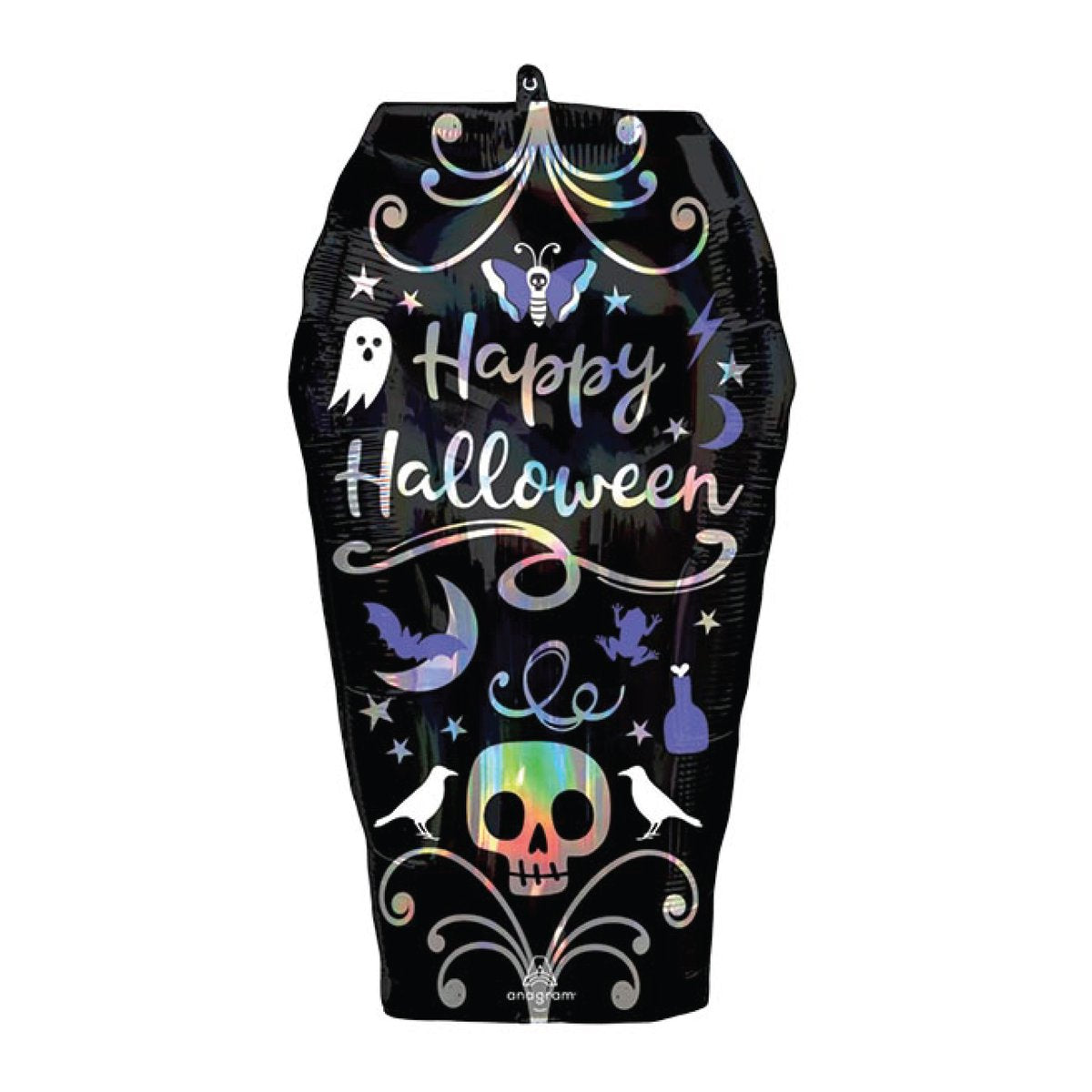 Holographic & Black Coffin Balloon