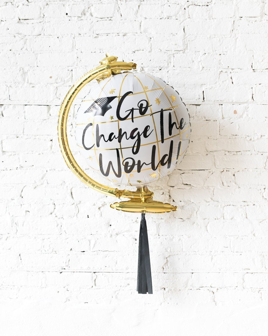 Go Change the World Globe Graduation Balloon, 23in*