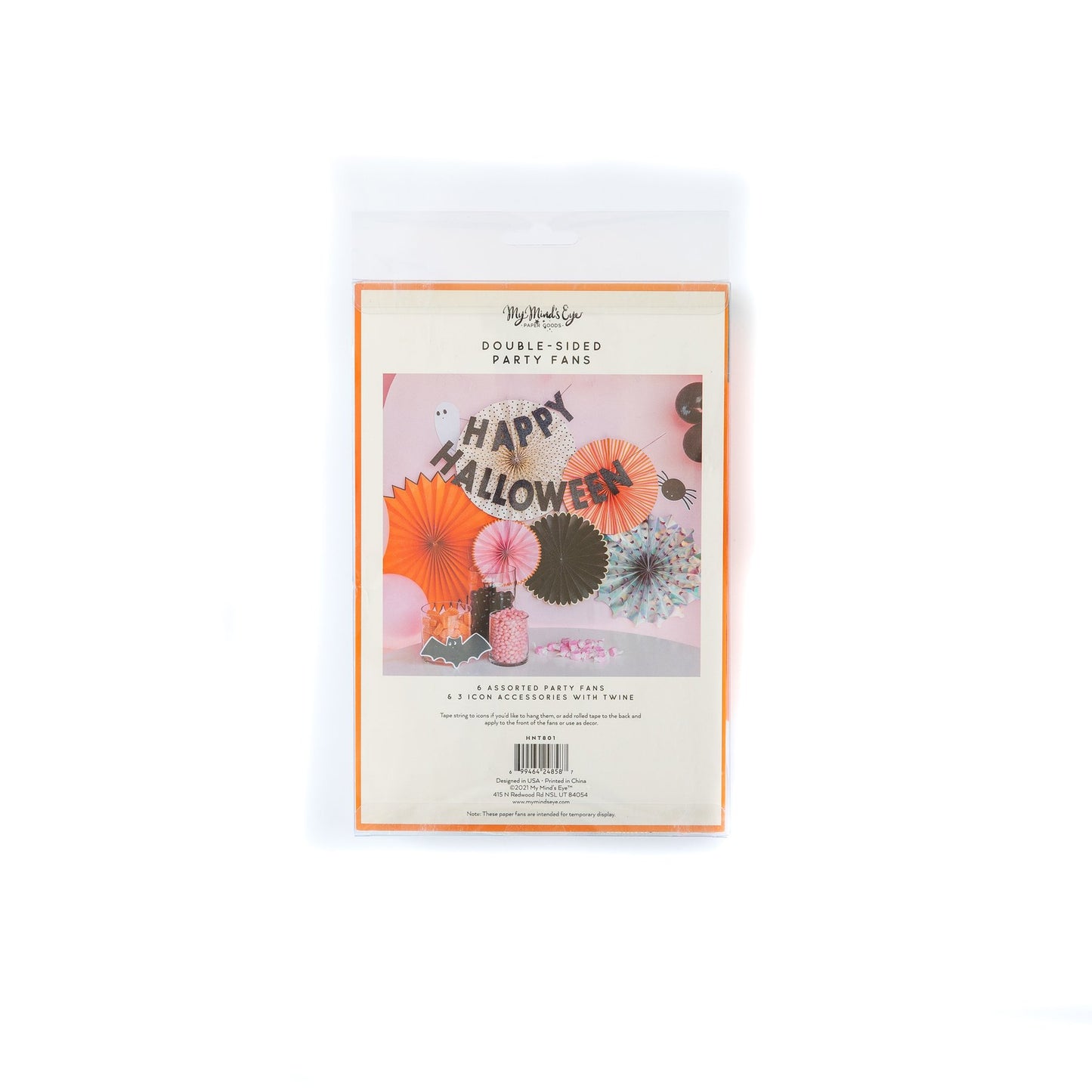 HAPPY HAUNTING IRIDESCENT MINI BANNER SET