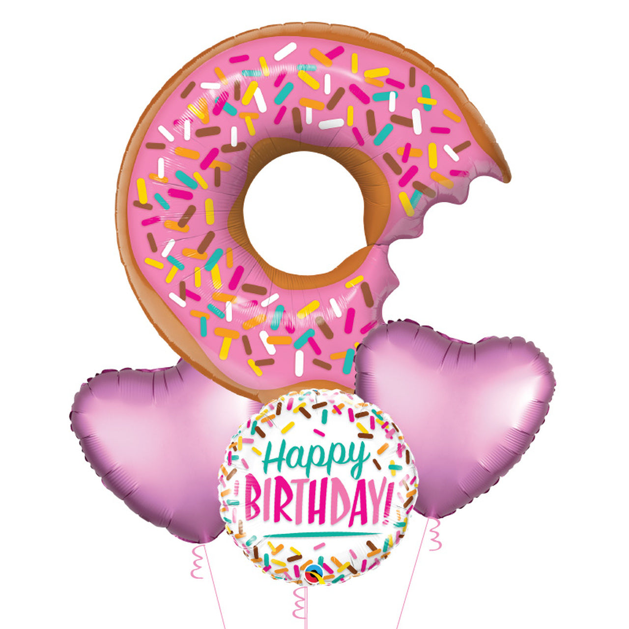 Donut & Sprinkles Birthday Bouquet 4pc