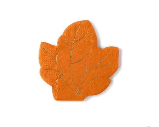 HARVEST LEAF 5" NAPKIN