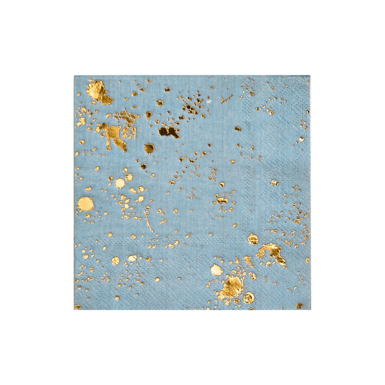 Blue Splash Cocktail Paper Napkins