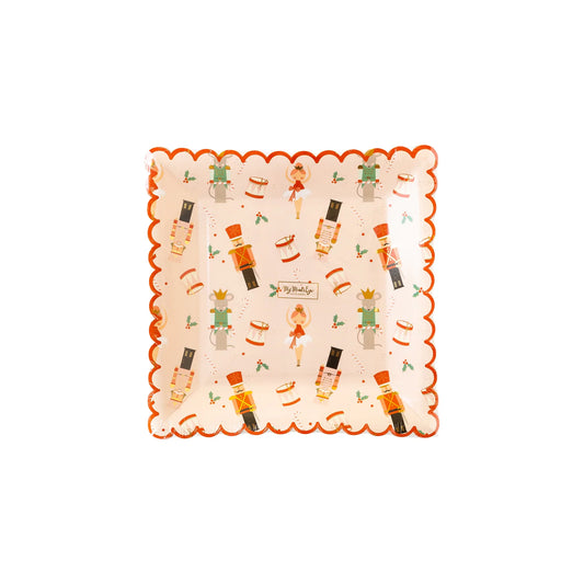 NUTCRACKER SWEET SCALLOP PLATE