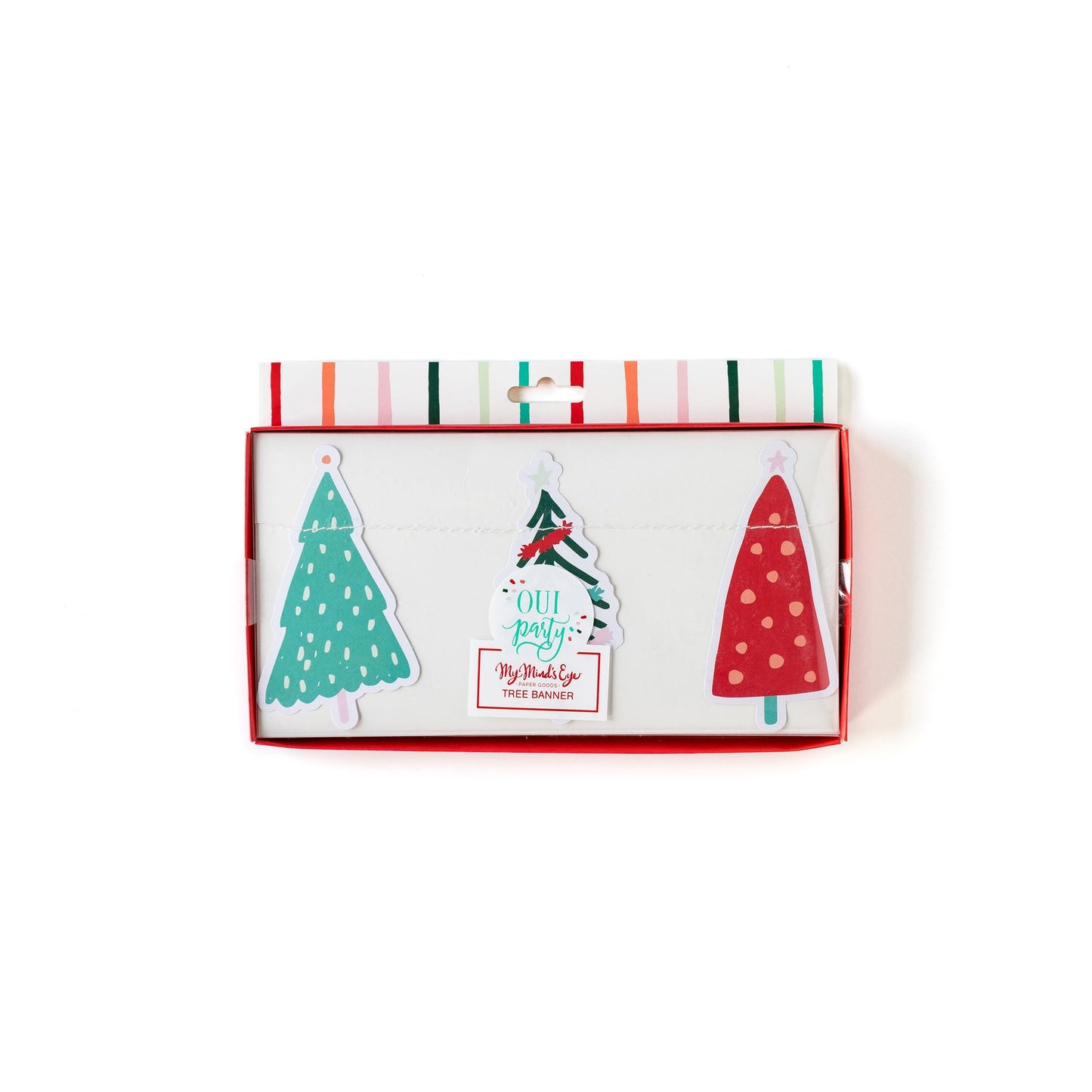 WHIMSICAL CHRISTMAS TREES BANNER*