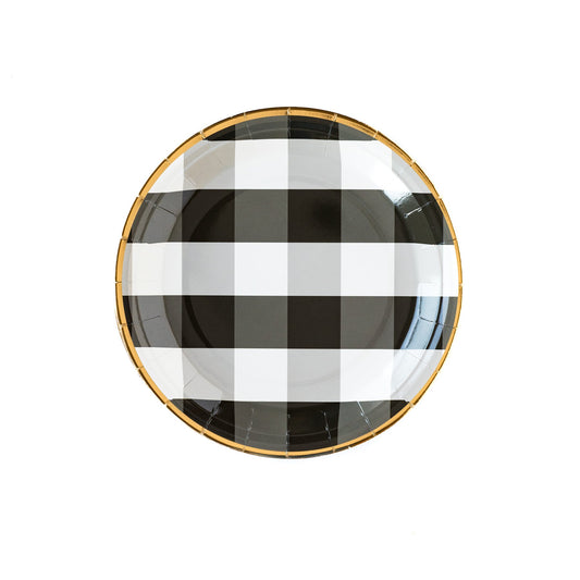 Gingham Farm Buffalo Check Plates