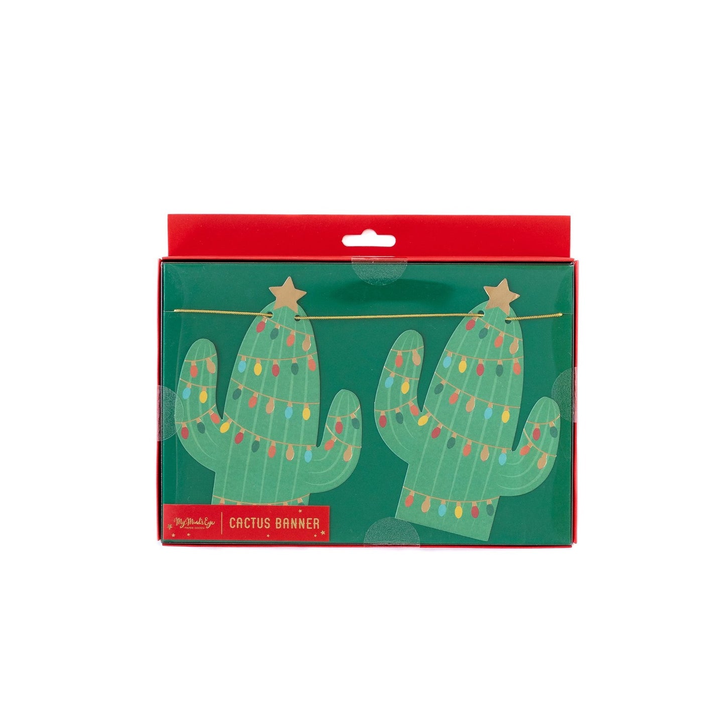 CHRISTMAS CACTUS BANNER