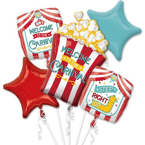 Carnival Balloon Bouquet 5pc