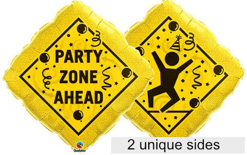 Party Zone construction theme 34'' balloon