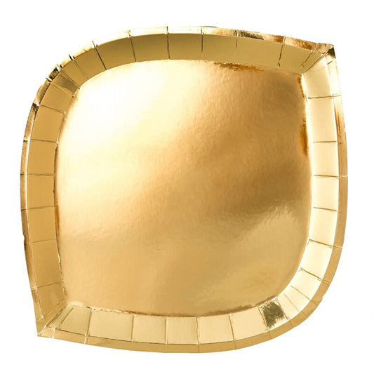 Posh Dinner Plates - Gold