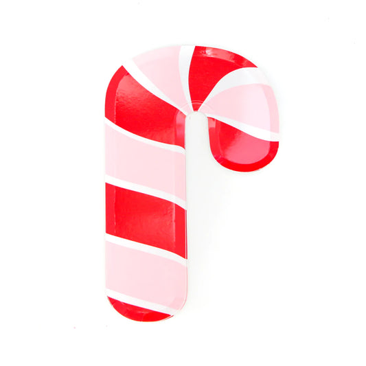 Red and Pink Candy Cane Paper Plates*