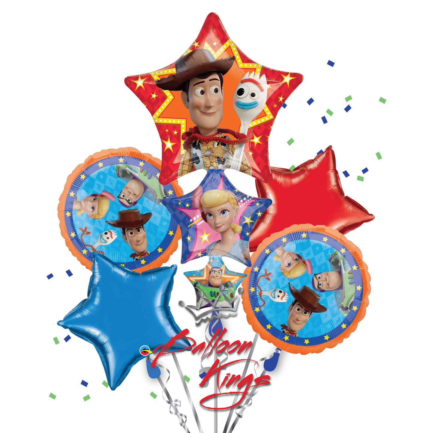 Toy Story 4 Balloon Bouquet 5pc