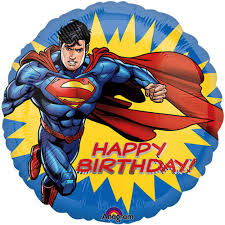 Classic Superman Birthday Balloon